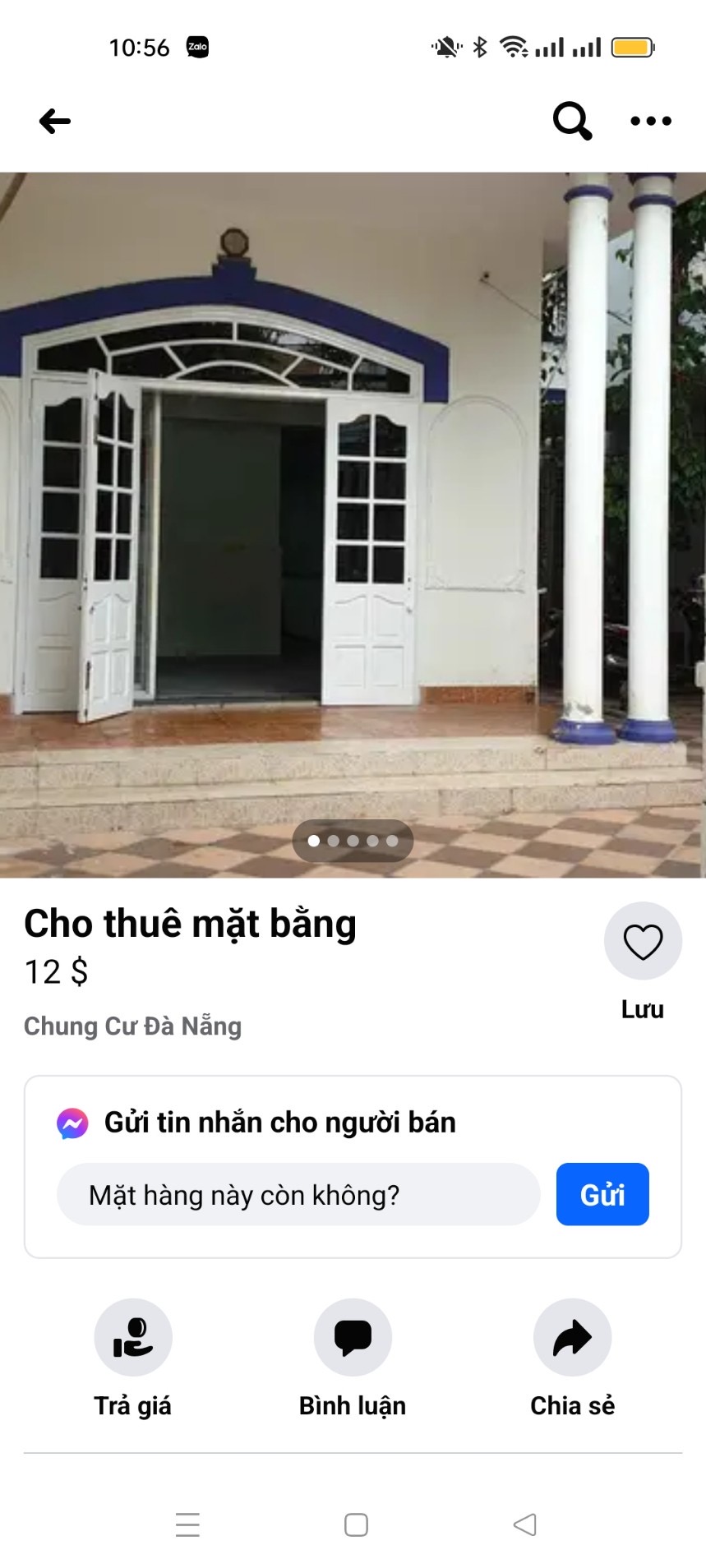 Chính Chủ Cho thuê tầng 1 kinh doanh mặt tiền đường Phạm Cự Lượng, Sơn Trà, Đà Nẵng.