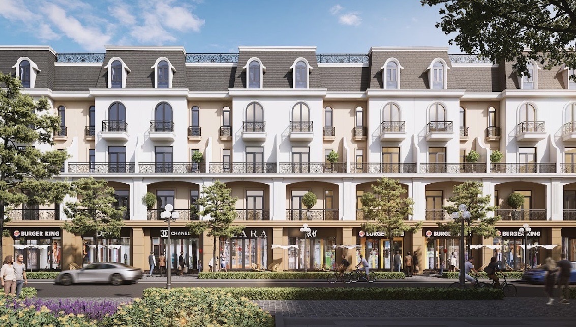 Bán nhà 5 tầng, đường 36m, Hoàng Huy Green river