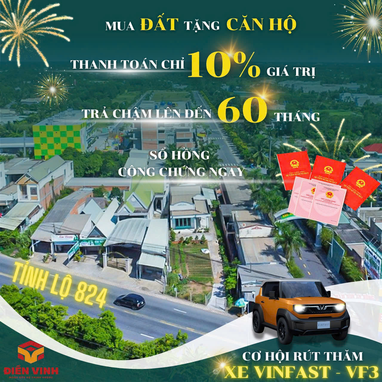 Đức Hòa New City - Nơi Hội Tụ Mạch Sống Thịnh Vượng.  Bán Đất Nền Mặt Tiền 824 Xã Hựu Thạnh - Huyện Đức Hòa - Tỉnh Long An