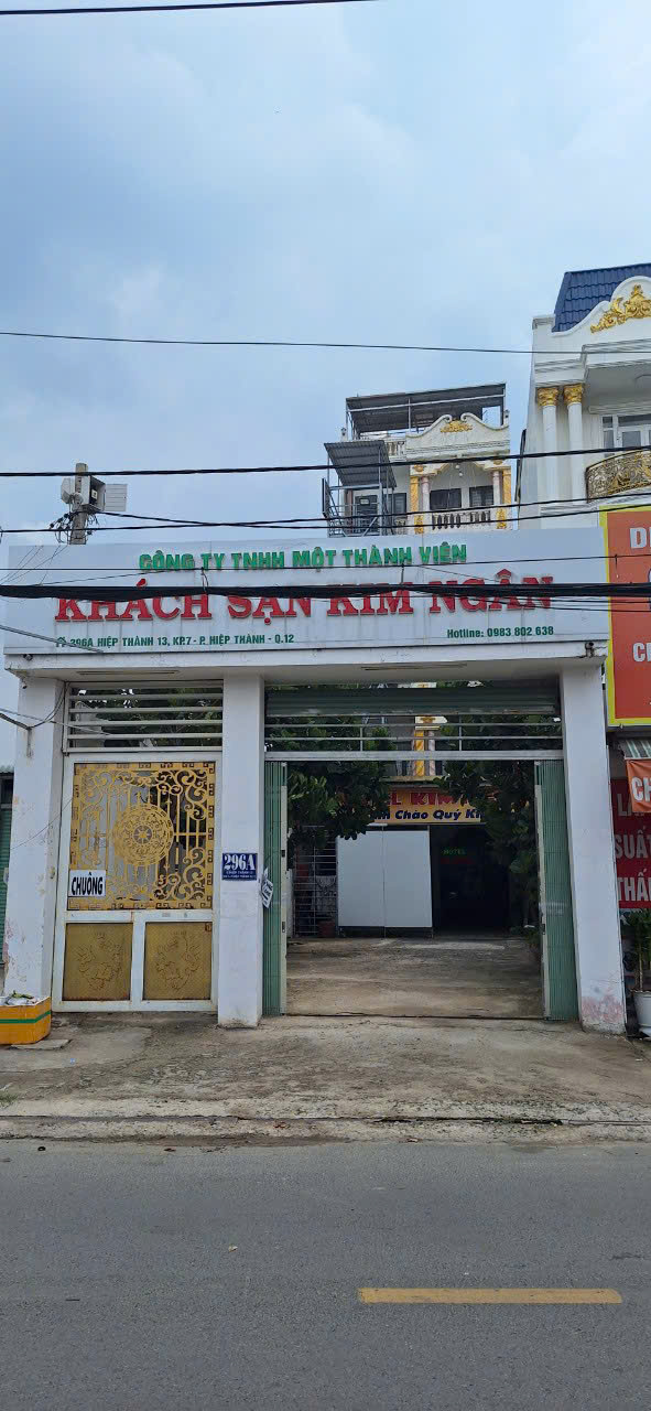 ► BÁN KHÁCH SẠN KIM NGÂN – MẶT TIỀN CHÍNH HIỆP THÀNH 13, Q.12