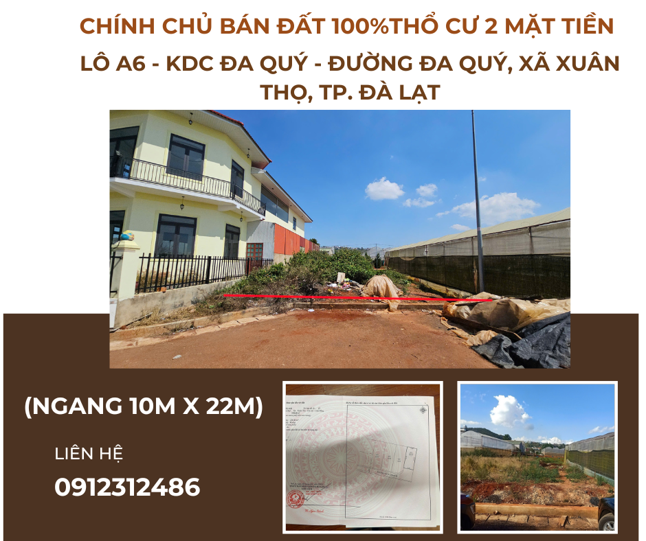 https://batdongsanviet.info.vn/chinh-chu-ban-dat-100-tho-cu-2-mat-tien-lo-a6-kdc-da-quy-duong-da-quy-xa-xuan-tho-tp-da-lat-10x22m-j192632.html