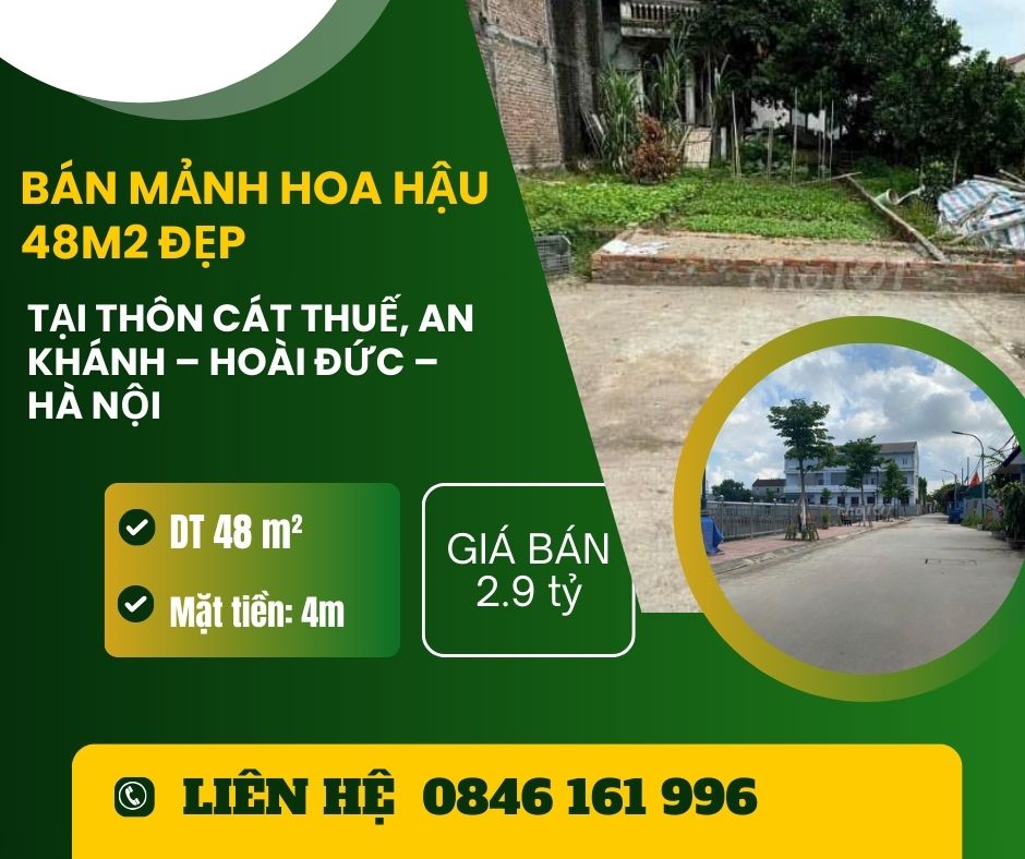 https://batdongsanviet.info.vn/ban-manh-hoa-hau-48m2-dep-tai-thon-cat-thue-an-khanh-hoai-duc-ha-noi-j193998.html