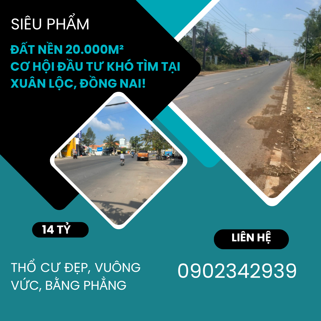 https://batdongsanviet.info.vn/sieu-pham-dat-nen-20-000m-co-hoi-dau-tu-kho-tim-tai-xuan-loc-dong-nai-j195754.html