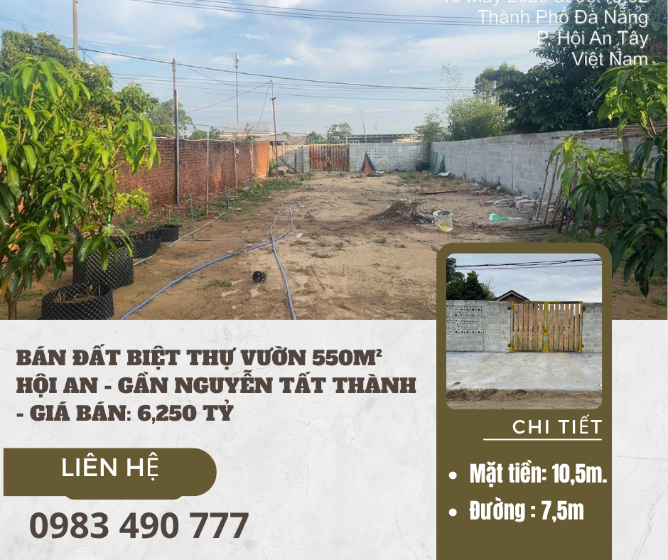 https://batdongsanviet.info.vn/ban-dat-biet-thu-vuon-550m-hoi-an-gan-nguyen-tat-thanh-chi-nhinh-11-trieu-m-j200320.html