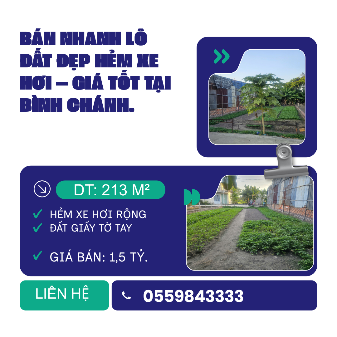 https://batdongsanviet.info.vn/ban-nhanh-lo-dat-dep-hem-xe-hoi-gia-tot-tai-binh-chanh-j198624.html