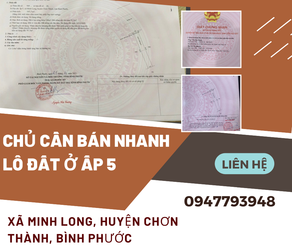 https://batdongsanviet.info.vn/chu-can-ban-nhanh-lo-dat-o-ap-5-xa-minh-long-huyen-chon-thanh-binh-phuoc-j173166.html